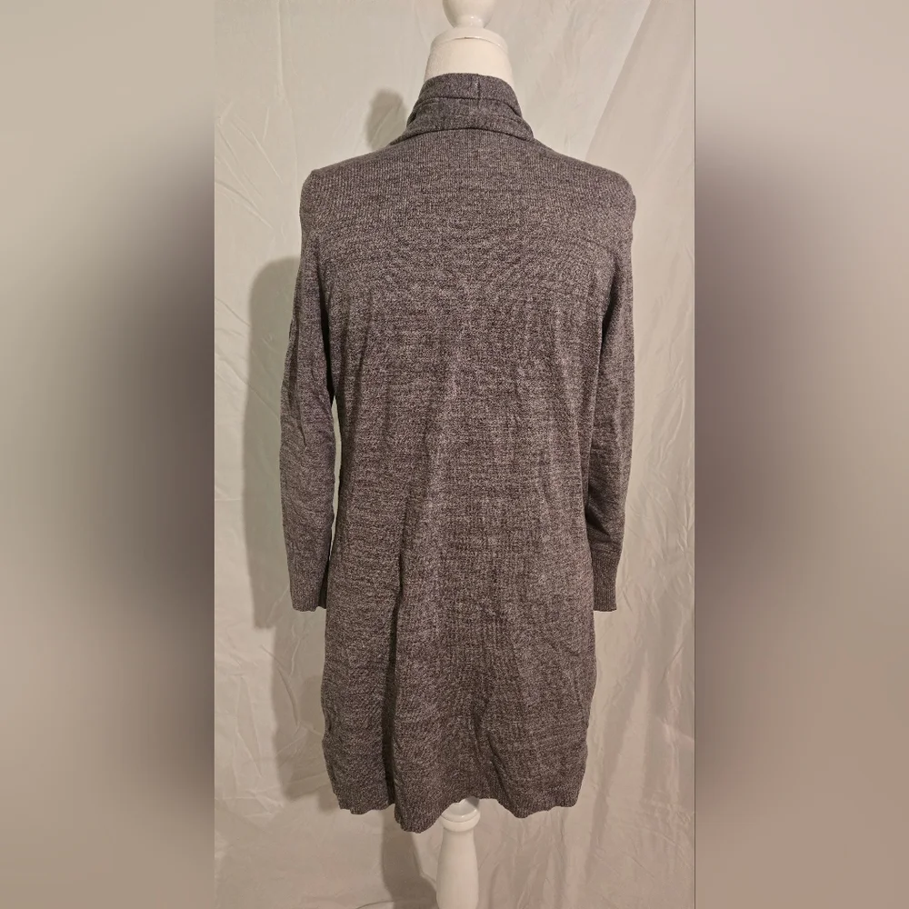 Cyrus Women's Charcoal Open-Front Cardigan